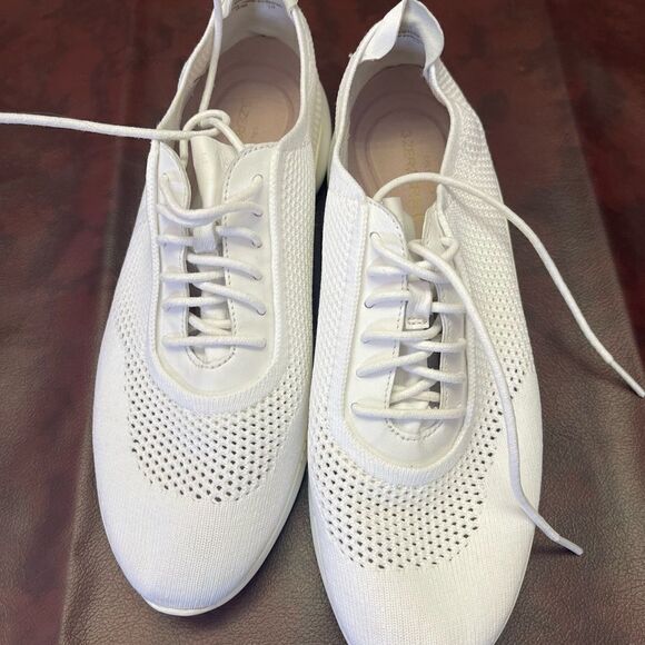 Cole Haan ZEROGRAND white sneakers tennis shoes, size 9 - Picture 2 of 12